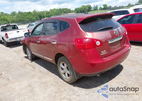2013 Nissan Rogue S из США, поврежденный, VIN JN8AS5MT2DW548623